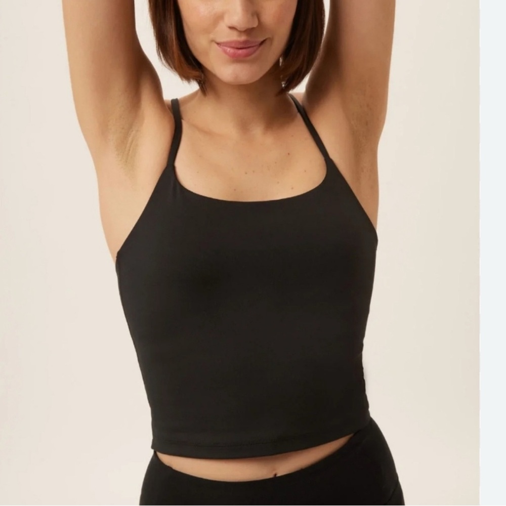 Girlfriend Collective Black Bra Top